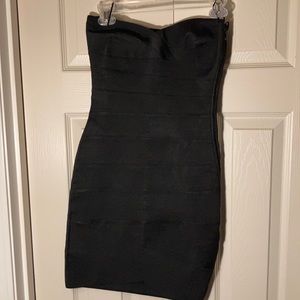 Black Elastic Bandage Dress by BB Dakota